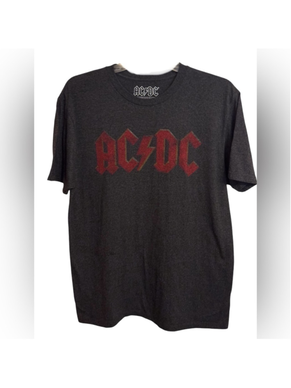 AC/DC Vintage Logo T-Shirt Rock n Roll Medium